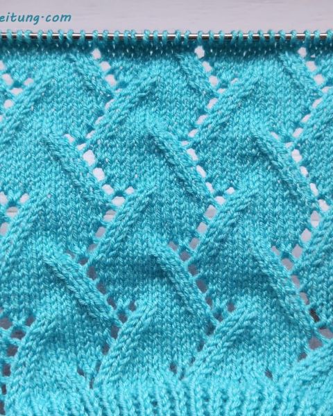 Ajourmuster stricken