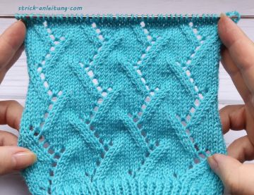 Ajourmuster stricken