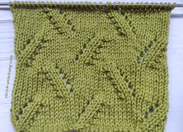 Ajourmuster stricken