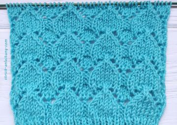 Ajourmuster stricken