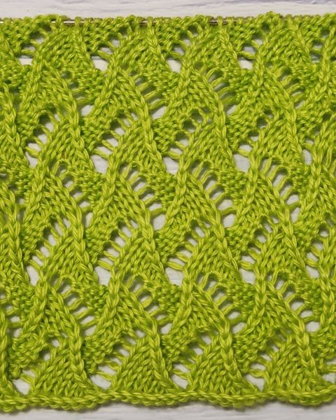 Ajourmuster stricken