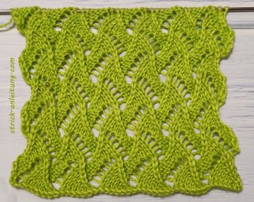 Ajourmuster stricken