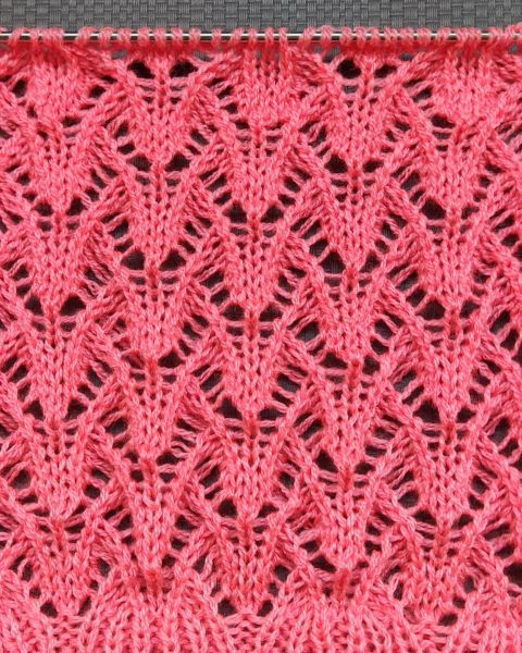 Ajourmuster stricken