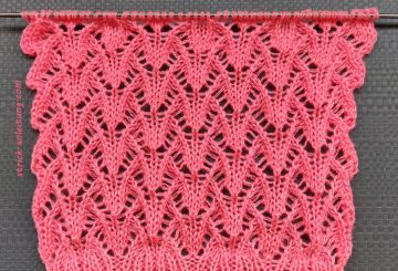 Ajourmuster stricken