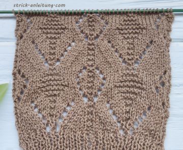 Ajourmuster stricken