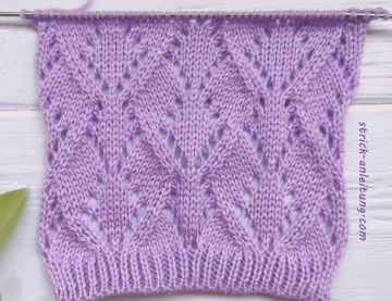 Ajourmuster stricken