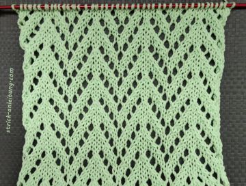 Ajourmuster stricken