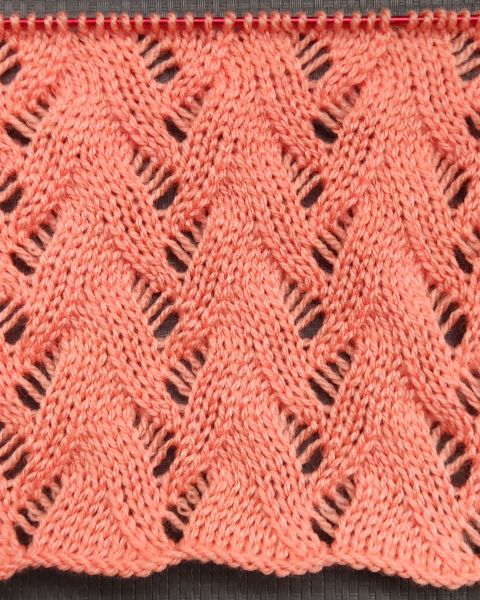 Ajourmuster stricken