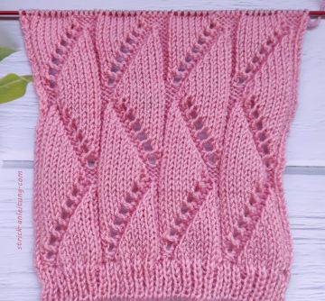 Ajourmuster stricken