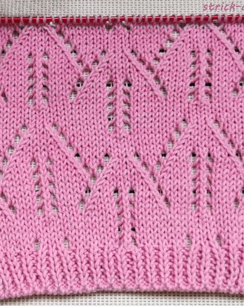 Ajourmuster stricken