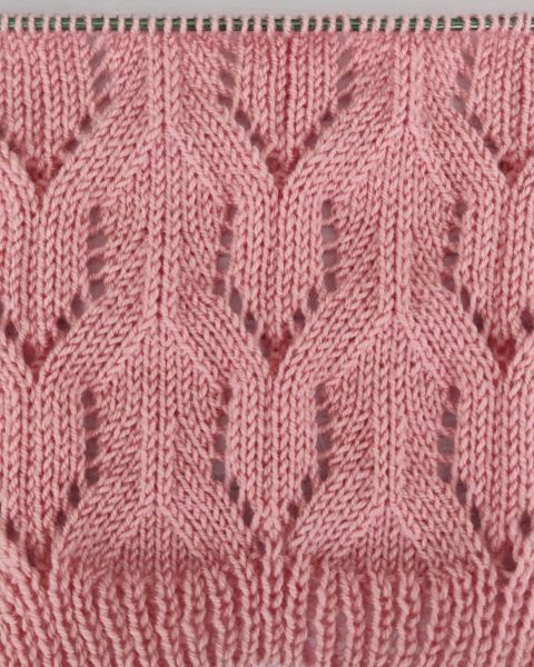 Ajourmuster stricken