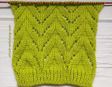 Ajourmuster stricken