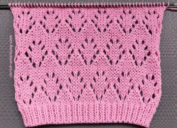 Ajourmuster stricken