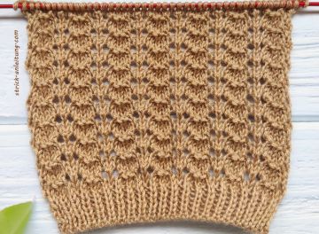 Ajourmuster stricken