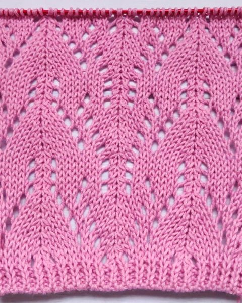 Ajourmuster stricken