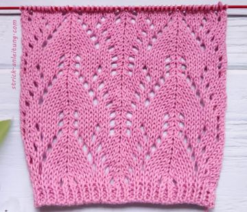 Ajourmuster stricken