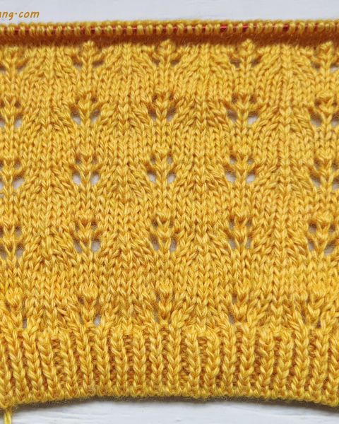 Ajourmuster stricken