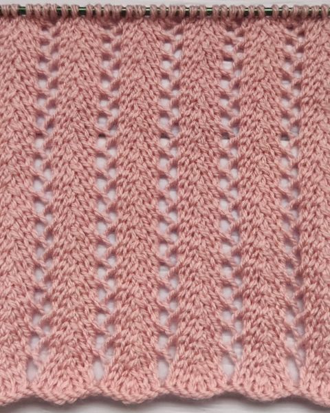Ajourstreifen stricken