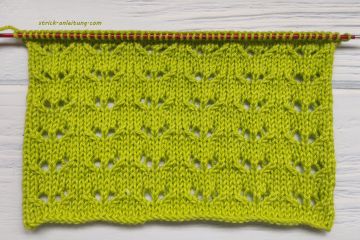 Ajourmuster stricken
