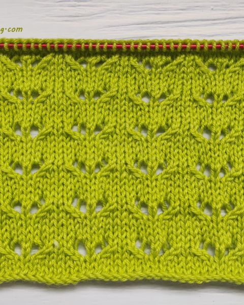 Ajourmuster stricken