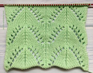 Ajourmuster stricken