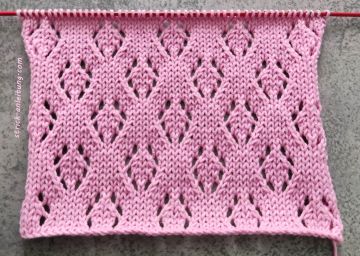 Ajourmuster stricken