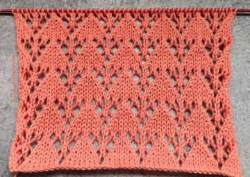 Ajourmuster stricken