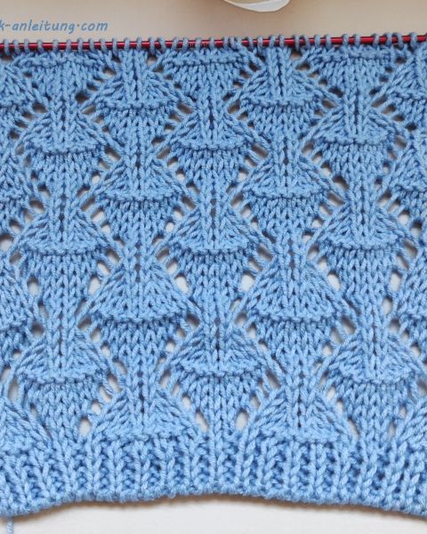 Ajourmuster stricken