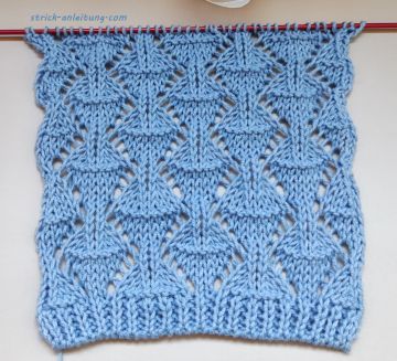 Ajourmuster stricken