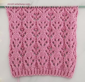 Ajourmuster stricken
