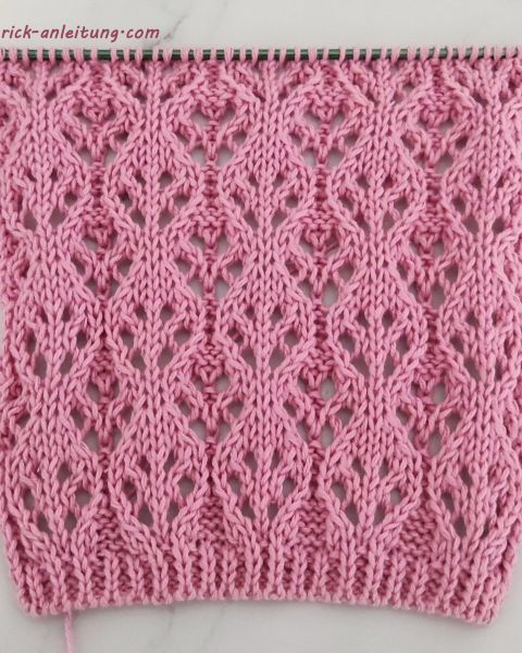 Ajourmuster stricken