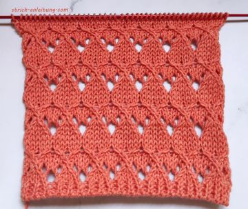 Ajourmuster stricken