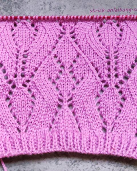 Ajourmuster stricken