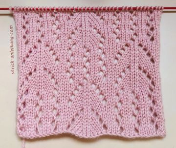 Ajourmuster stricken