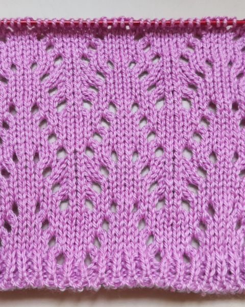 Ajourmuster stricken
