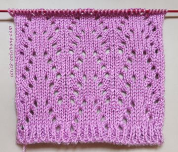 Ajourmuster stricken