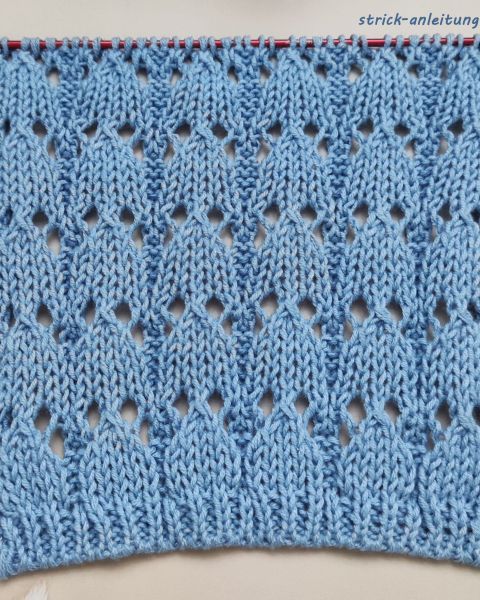 Ajourmuster stricken