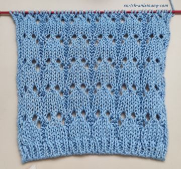 Ajourmuster stricken