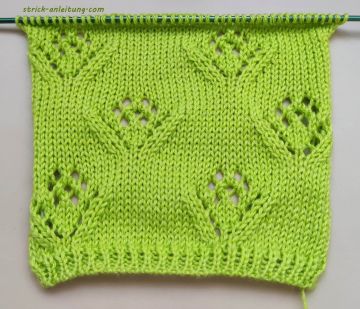 Ajourmuster stricken