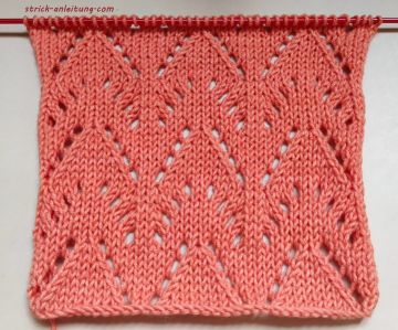 Ajourmuster stricken