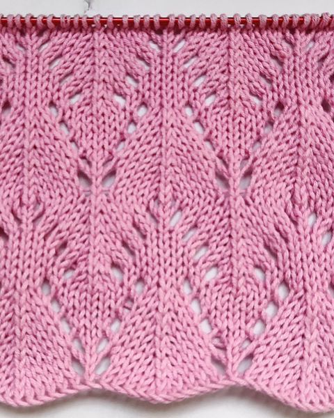 Ajourmuster stricken