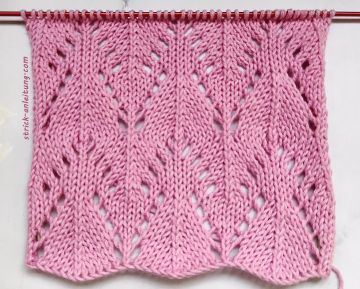 Ajourmuster stricken