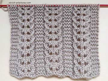 Ajourmuster stricken