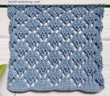 Ajourmuster stricken