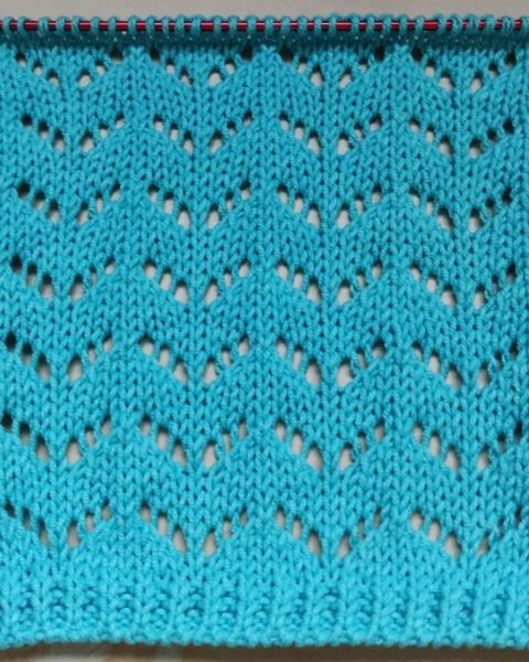 Ajourmuster stricken