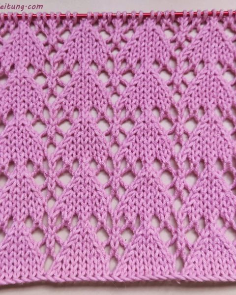 Ajourmuster stricken