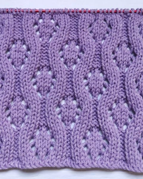 Ajourmuster stricken