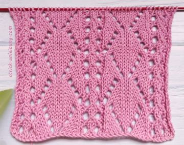 Ajourmuster stricken