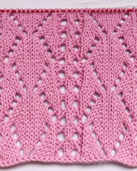 Ajourmuster stricken