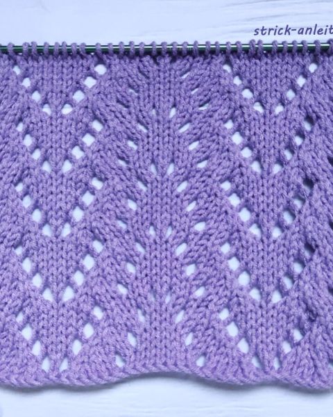 Ajourmuster stricken